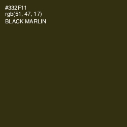 #332F11 - Black Marlin Color Image